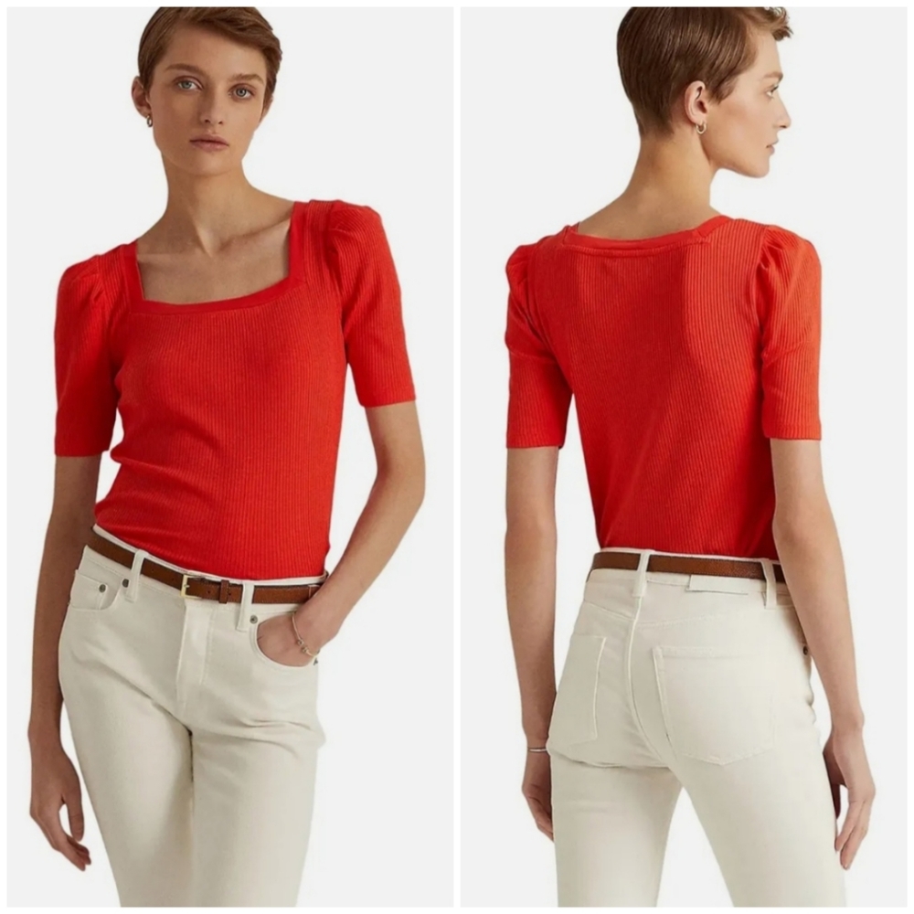 Ralph Lauren Ribbed Top - Picture 3 of 14